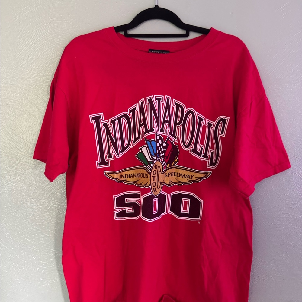 Official Vintage Red Indianapolis 500 T-Shirt
